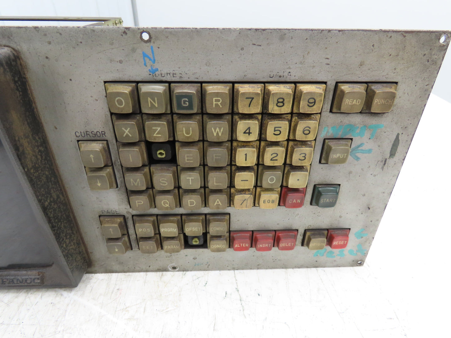 Matsushita Fanuc TR-9DK1 Keyboard Operator Control Display Screen Panel