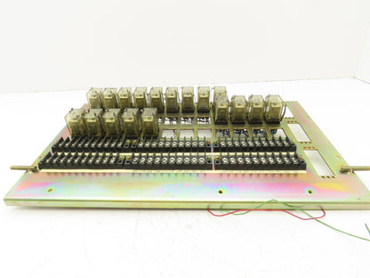 Yaskawa Relay Board CNC PLC Rack 18 MY2 Relays
