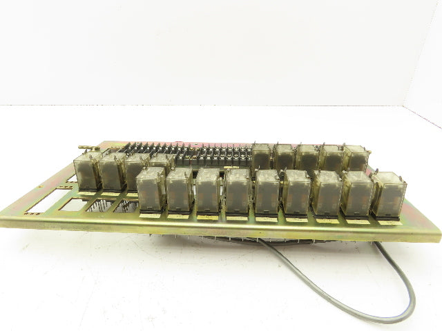 Yaskawa Relay Board CNC PLC Rack 18 MY2 Relays