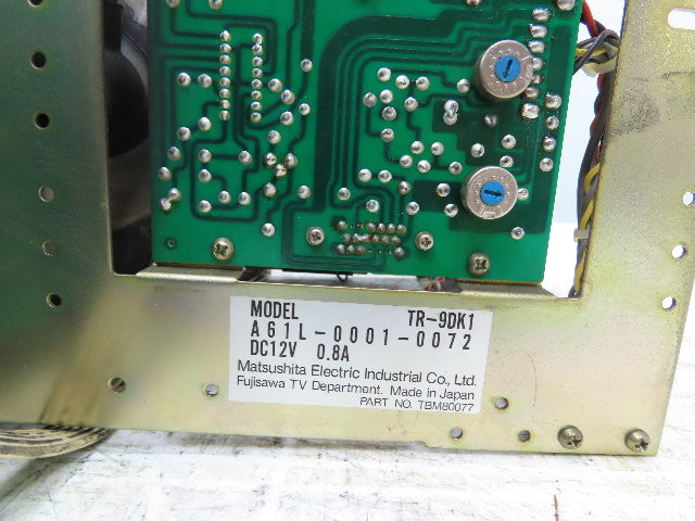 Matsushita Fanuc TR-9DK1 Keyboard Operator Control Display Screen Panel