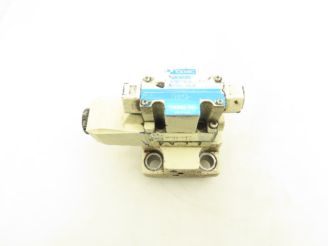 Tokimec Vickers CVC-32-W13-T39-10 Solenoid Control Cartridge Valve Cover 24VDC