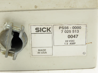 Sick PS56-0000 Power Supply For Barcode Scanner 24VDC 1.5A