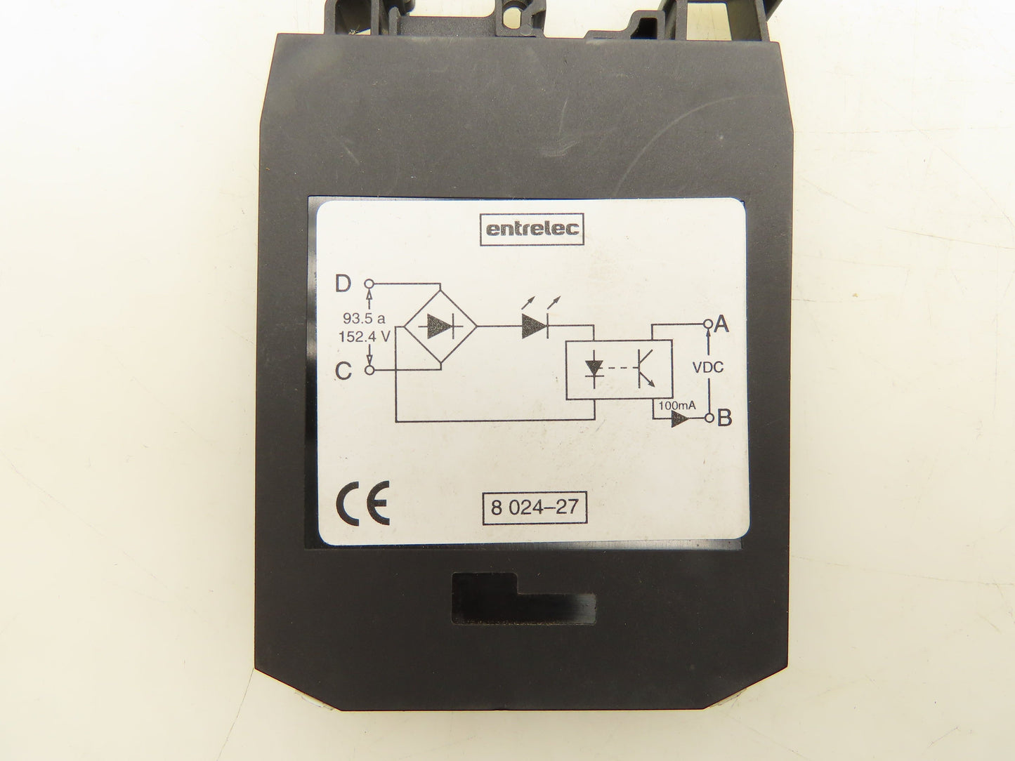 Entrelec 8024.27 Terminal Block Green Indicator Light Lot of 6