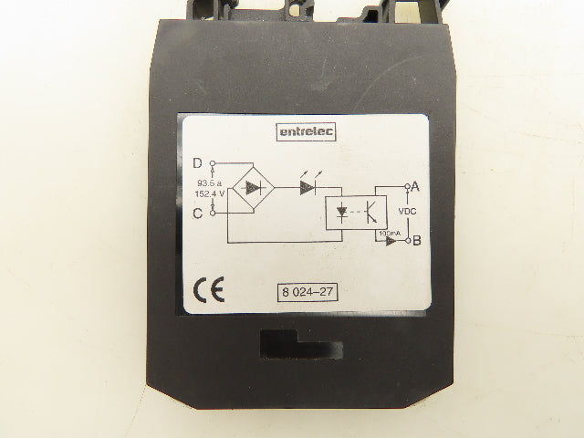 Entrelec 8024.27 Terminal Block Green Indicator Light Lot of 6