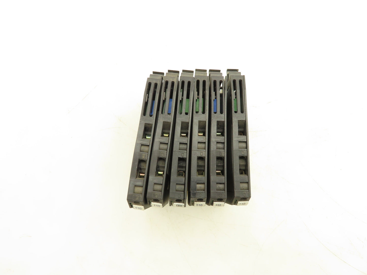 Entrelec 8024.27 Terminal Block Green Indicator Light Lot of 6