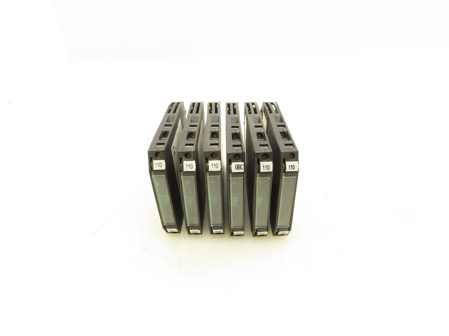 Entrelec 8024.27 Terminal Block Green Indicator Light Lot of 6