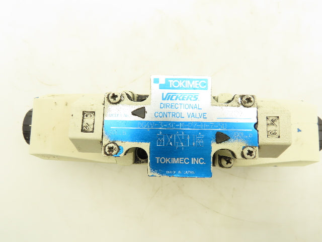 Tokimec Vickers DG4V-3-3C-M-P7-H-7-50 Directional Control Solenoid Valve 24VDC
