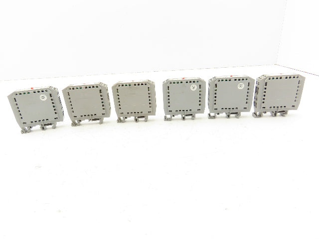 Entrelec 10132.15 Terminal Block Red Light Indicator 220V Lot of 6