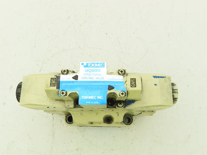Tokimec Vickers DG5V-7-6C-T-P7-H-80-JA Directional Control Solenoid Valve 24VDC