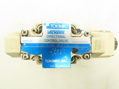 Vickers CVC-32-D3-T39-10-JA Solenoid Control Cartridge Valve Cover 24VDC