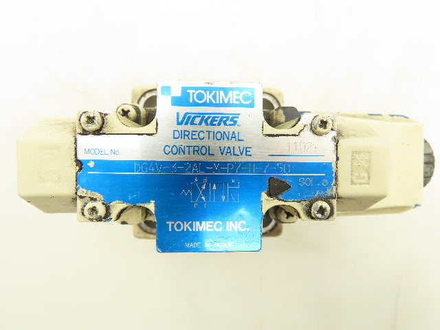 Vickers CVC-32-D3-T39-10-JA Solenoid Control Cartridge Valve Cover 24VDC
