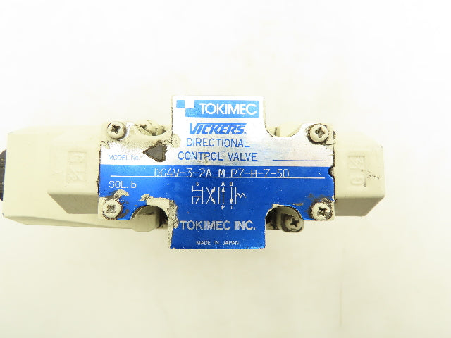 Tokimec Vickers CVC-25-D3-T39-10-JA-AP06 Solenoid Control Cartridge Valve Cover