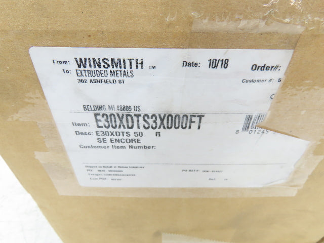 Winsmith E30XDTS SE Encore Speed Reducer Gearbox 50:1 Ratio 35 RPM 2643 IN-LB