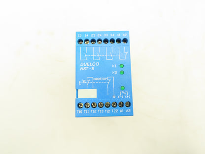 Duelco NST-8 Emergency Stop Relay 24V 250V 3A