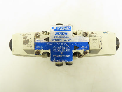 Tokimec Vickers DG4V-3-6C-M-P7-H-7-50 Flow Control Modular Solenoid Valve Stack