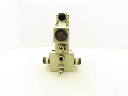 Tokimec Vickers DG4V-3-6C-M-P7-H-7-50 Flow Control Modular Solenoid Valve Stack