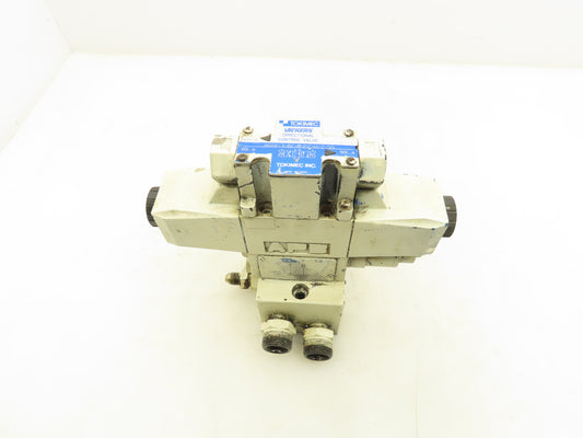 Tokimec Vickers DG4V-3-6C-M-P7-H-7-50 Flow Control Modular Solenoid Valve Stack