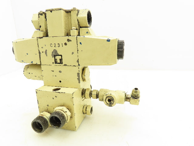 Tokimec Vickers DG4V-3-6C-M-P7-H-7-50 Flow Control Modular Solenoid Valve Stack