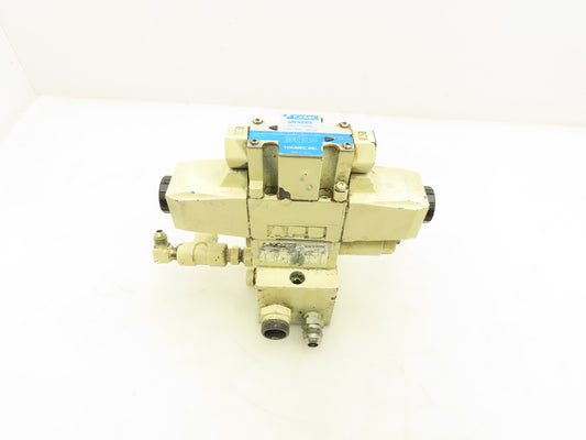 Tokimec Vickers DG4V-3-6C-M-P7-H-7-50 Flow Control Modular Solenoid Valve Stack