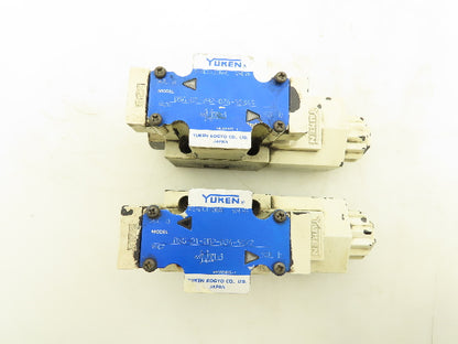 Yuken DSG-01-2B2-D24 Directional Control Solenoid Valve 24VDC  Lot of 2