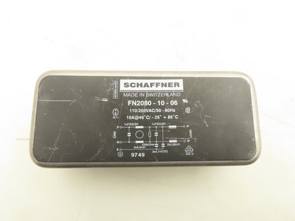 Schaffner FN2080-10-06 Power Line Filter 110/250V 10A Lot of 6