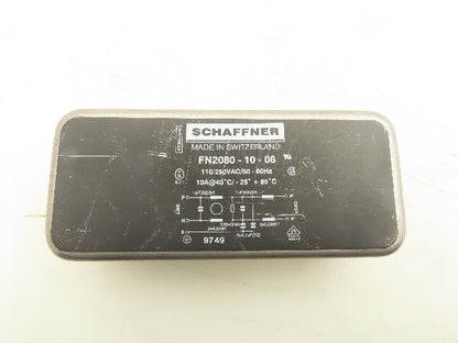 Schaffner FN2080-10-06 Power Line Filter 110/250V 10A Lot of 6