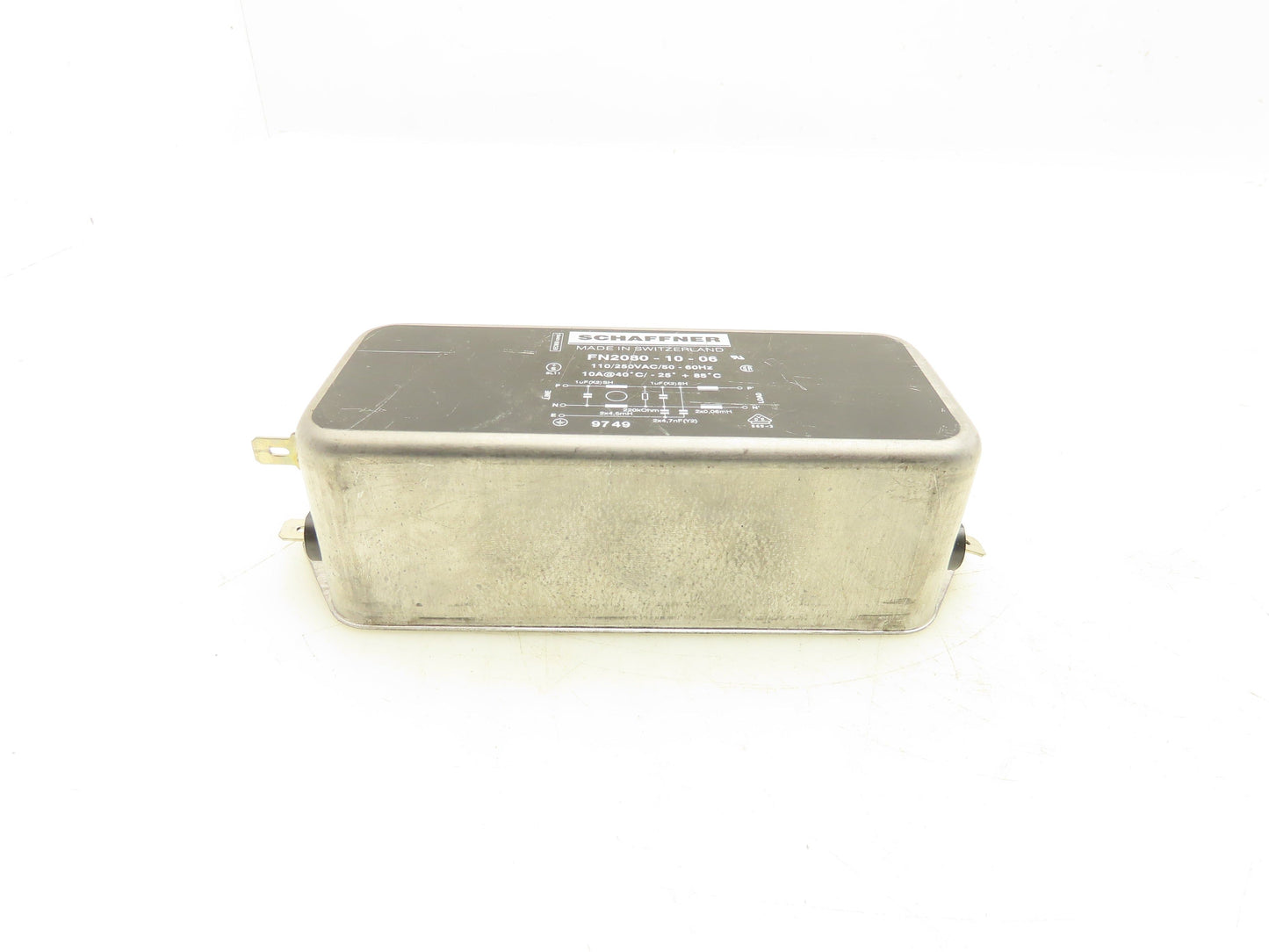 Schaffner FN2080-10-06 Power Line Filter 110/250V 10A Lot of 6