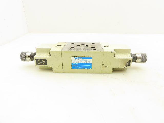 Tokimec Vickers TGMFN-5-X-A1K-B1K-11 Flow Control Modular Restrictor Valve