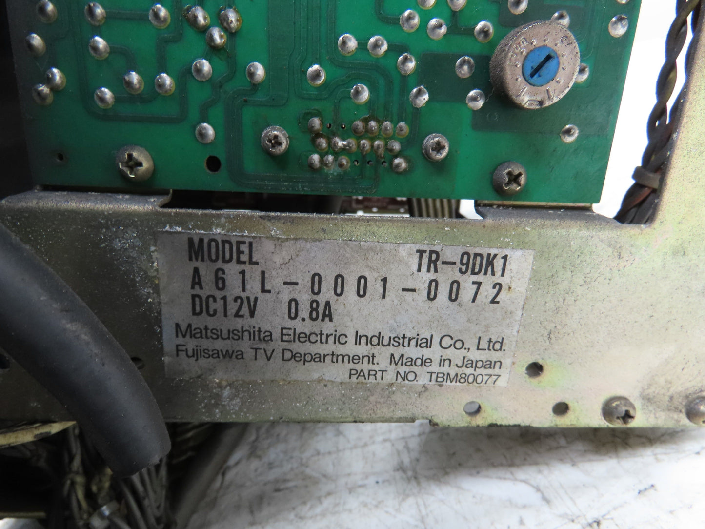 Fanuc Matsushita Machine Operator Control Display Screen Panel Keyboard