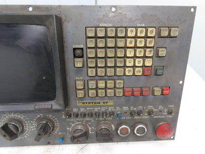 Fanuc Matsushita Machine Operator Control Display Screen Panel Keyboard
