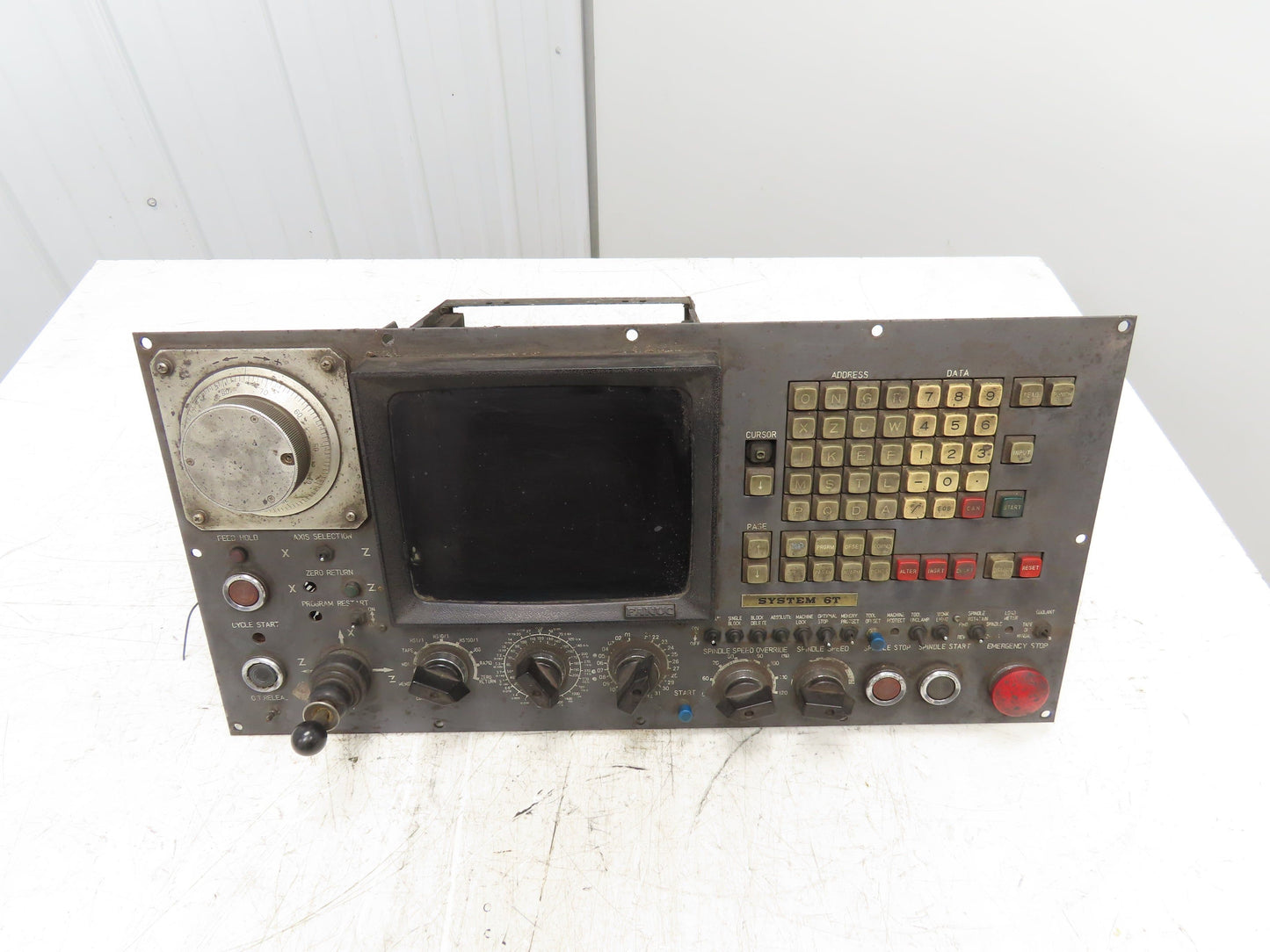 Fanuc Matsushita Machine Operator Control Display Screen Panel Keyboard