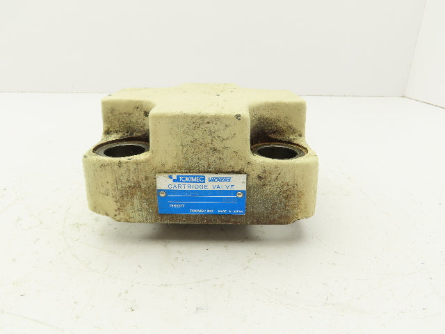 Tokimec Vickers CVC-40-N-T39-10--JA Cartridge Valve Cover