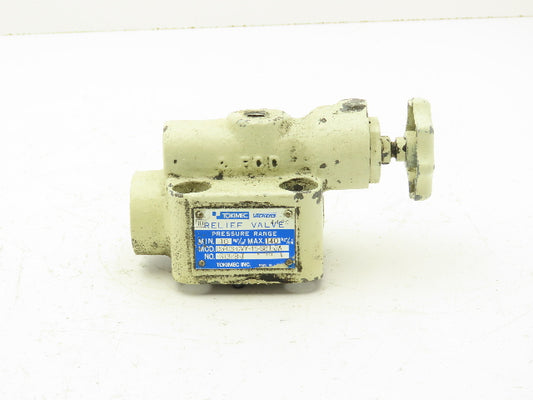 Tokimec Vickers CG-03-CVY-15-S81-JA Adjustable Pressure Relief Valve