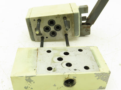 Vickers DG20S-3-0A-L-11-S4 Directional Control Lever Valve 2-Pos Spring Return