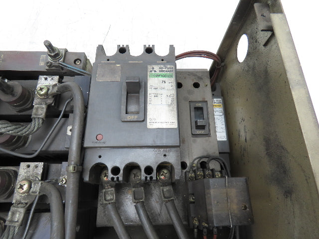 Mitsubishi DL-SCZ Spindle Controller 200V 75A No Fuse Breaker For CNC 3PH