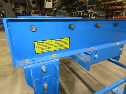 EMI 38"W x 36"L Chain Drive 2.5" Live Power Roller Conveyor 31"BF .33Hp 460V 3PH