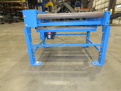 EMI 38"W x 36"L Chain Drive 2.5" Live Power Roller Conveyor 31"BF .33Hp 460V 3PH