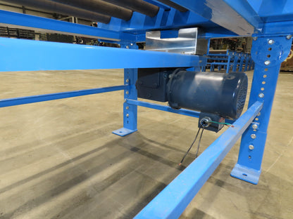 EMI 38"W x 36"L Chain Drive 2.5" Live Power Roller Conveyor 31"BF .33Hp 460V 3PH