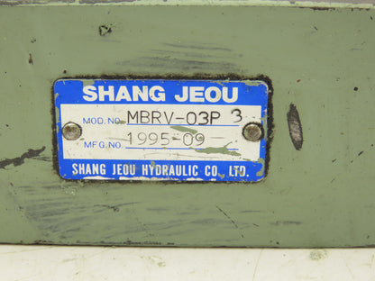 Shang Jeou MBRV-03P-3 Hydraulic Modular Reducing Valve