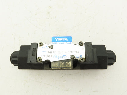 Yuken DSG-01-3C2-D24-S1-50 Directional Control Solenoid Valve 24VDC