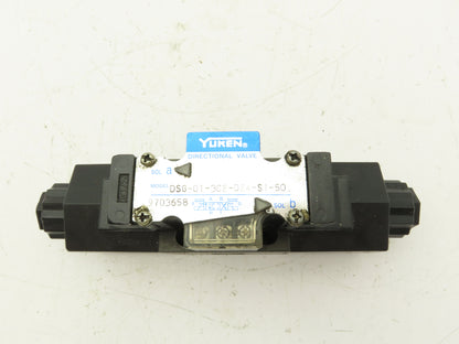 Yuken DSG-01-3C2-D24-S1-50 Directional Control Solenoid Valve 24VDC