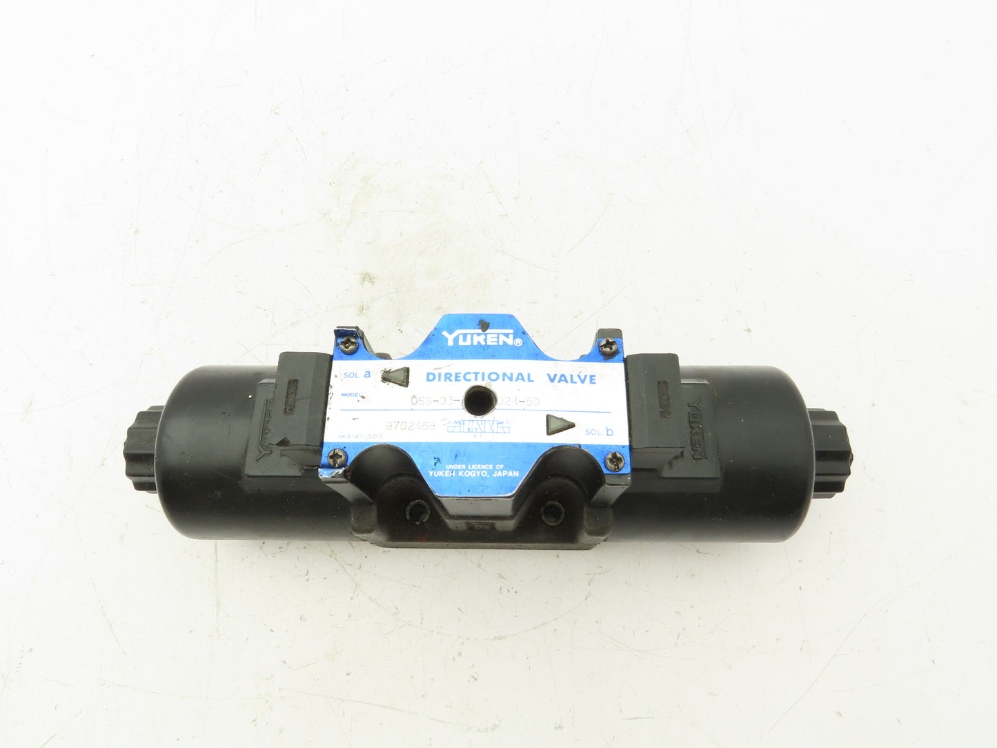 Yuken DSG-03-3C12-D24-50 Directional Control Solenoid Valve 24VDC