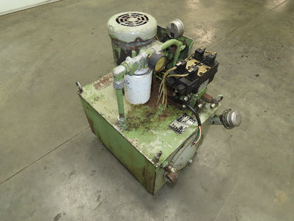 Parker Hannifin PU4367 Hydraulic Power Unit 16 Gallon Tank 6.6 GPM 450 PSI