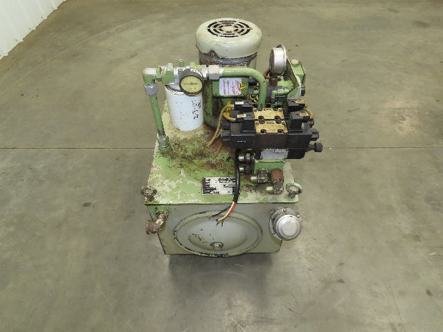 Parker Hannifin PU4367 Hydraulic Power Unit 16 Gallon Tank 6.6 GPM 450 PSI