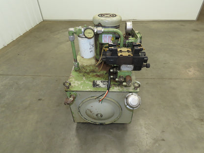 Parker Hannifin PU4367 Hydraulic Power Unit 16 Gallon Tank 6.6 GPM 450 PSI
