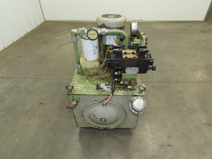 Parker Hannifin PU4367 Hydraulic Power Unit 16 Gallon Tank 6.6 GPM 450 PSI