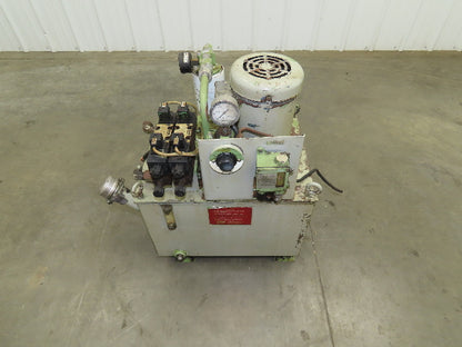 Parker Hannifin PU4367 Hydraulic Power Unit 16 Gallon Tank 6.6 GPM 450 PSI