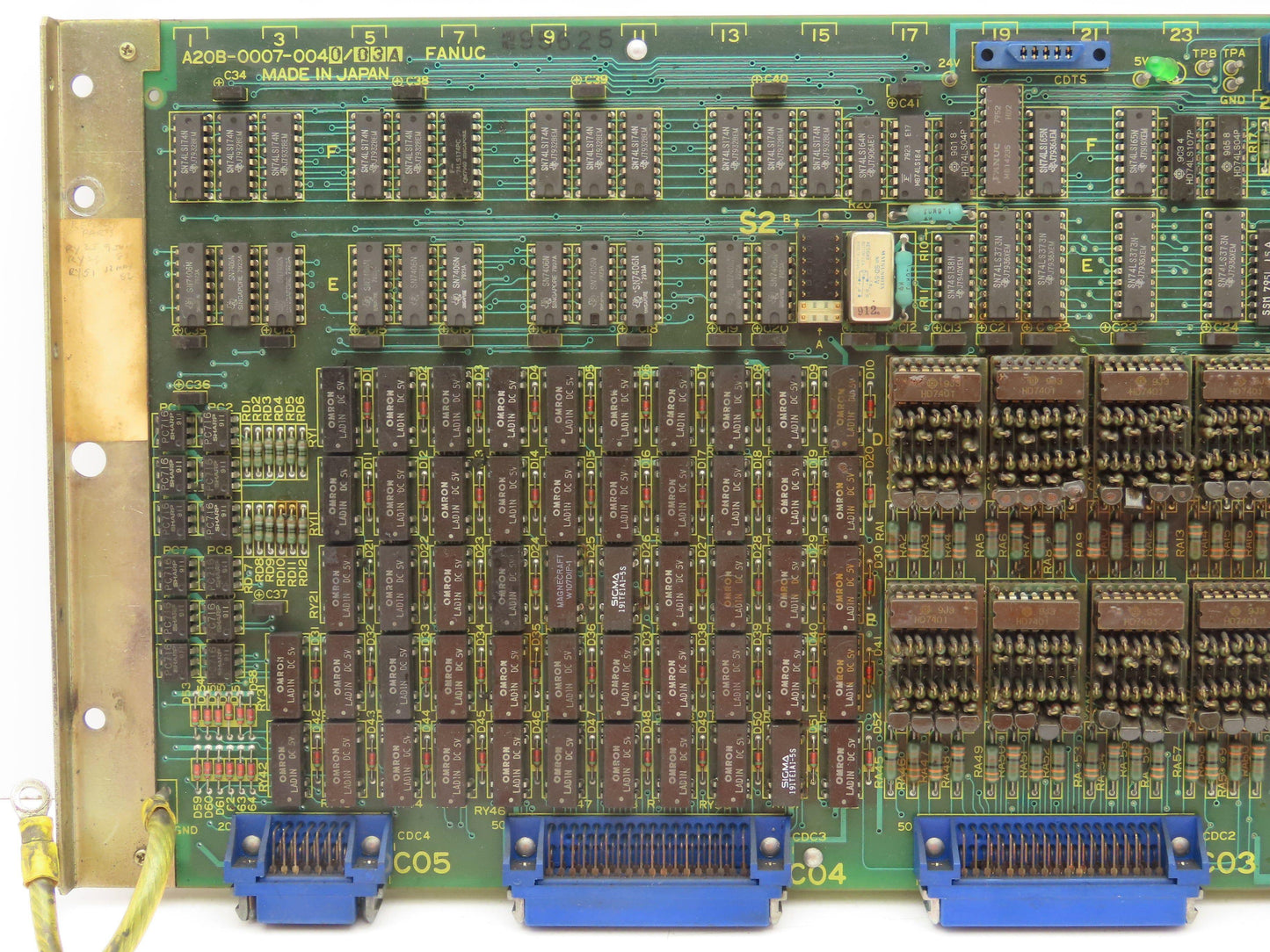 Fanuc A20B-0007-0040 6 Control I/O PLC PCB Circuit Board Module
