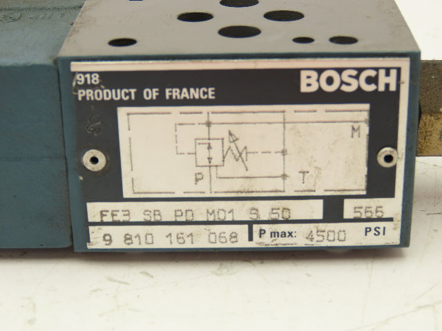 Bosch 9810161068 Hydraulic Pressure Reducing Valve 4500 PSI