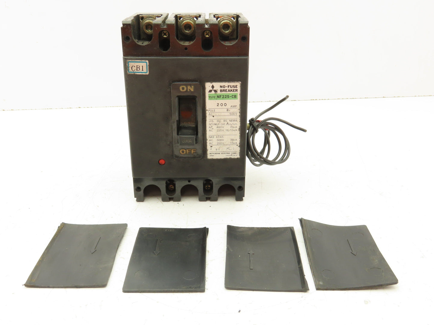 Mitsubishi Electric NF225-CB No Fuse Breaker 200A 3 Pole 500V